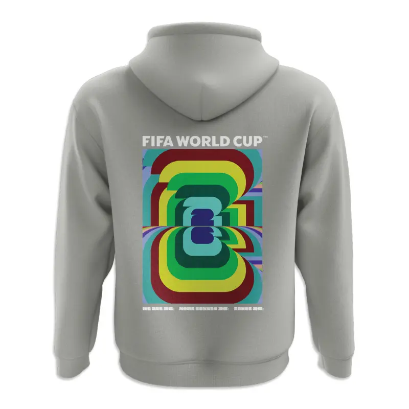 Italy National Team 2026 World Cup Amplified Grey Hoodie – Unisex – World Cup Soccer Shirts & Gear