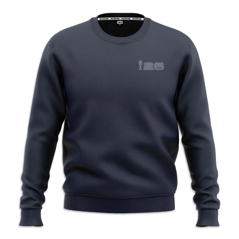 Italy National Team 2026 World Cup Amplified Navy Crew Sweatshirt – Unisex – World Cup Soccer Shirts & Gear