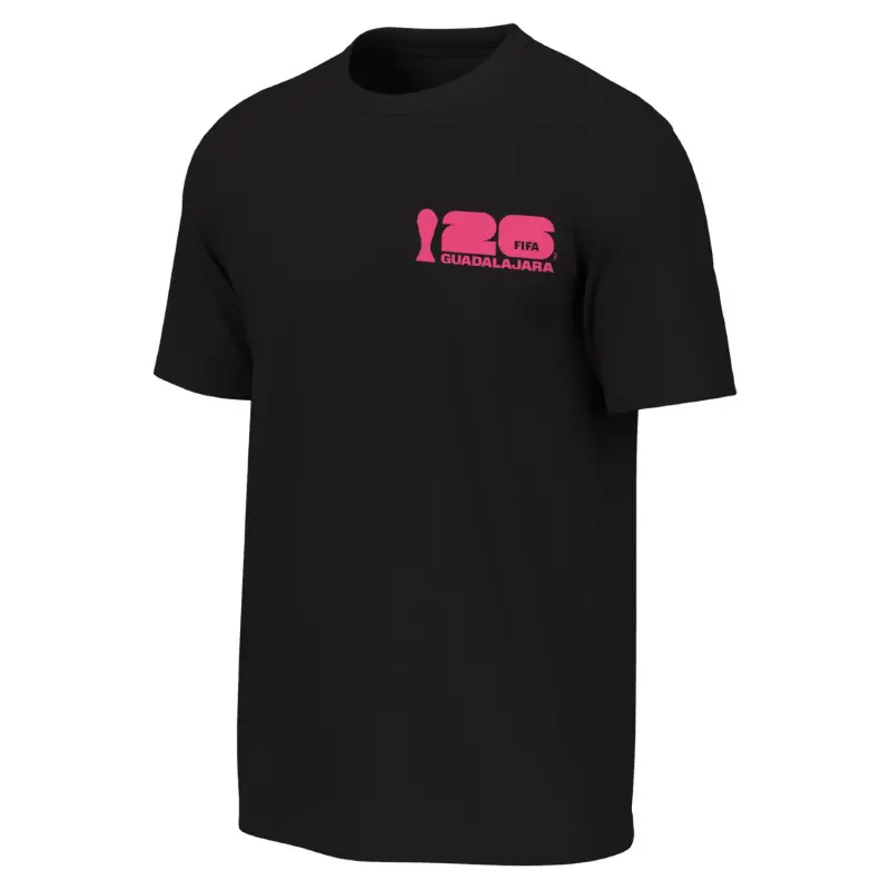 Italy National Team 2026 World Cup Guadalajara Poster Black T-Shirt – Unisex – World Cup Soccer Shirts & Gear