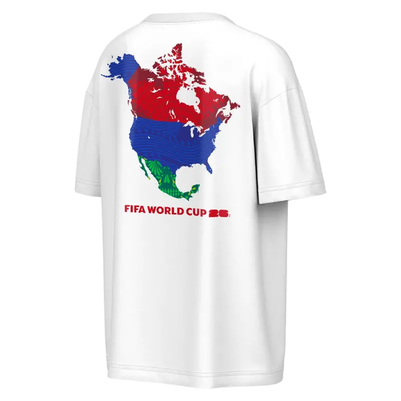 Italy National Team 2026 World Cup Host North America White T-Shirt – Unisex – World Cup Soccer Shirts & Gear