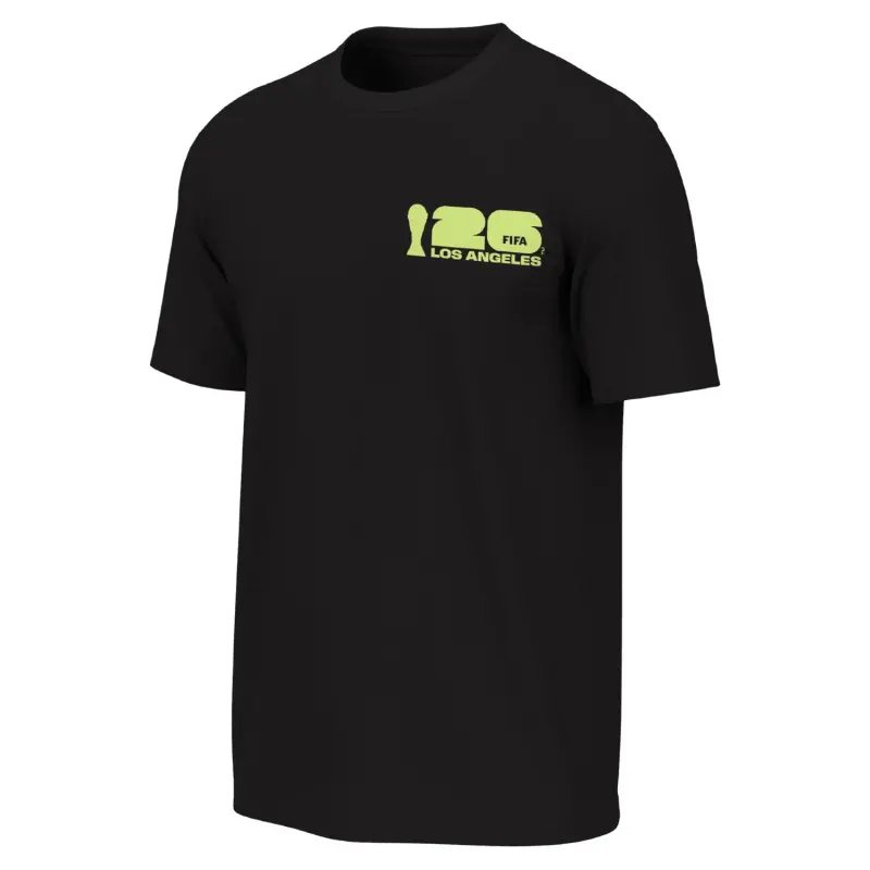 Italy National Team 2026 World Cup Los Angeles Poster Black T-Shirt – Unisex – World Cup Soccer Shirts & Gear