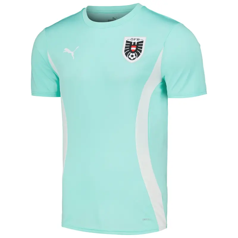 Italy National Team Austria National Team Puma 2023/24 Pre-Match Jersey – Mint – World Cup Soccer Shirts & Gear