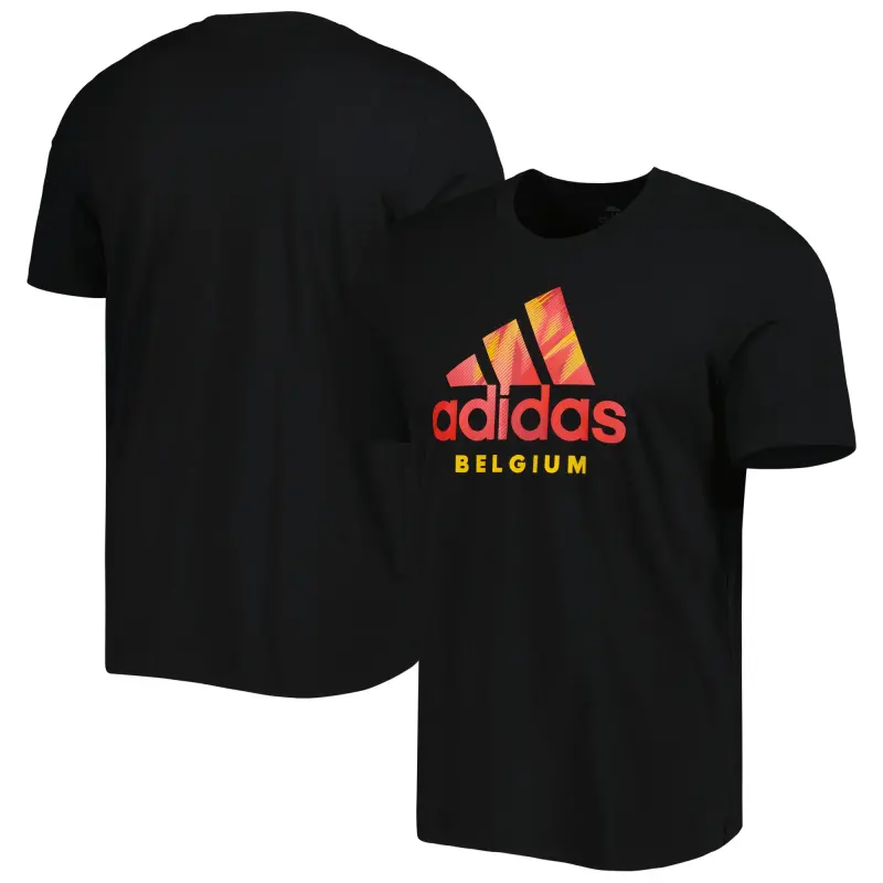 Italy National Team Belgium National Team adidas DNA Graphic T-Shirt – Black – World Cup Soccer Shirts & Gear