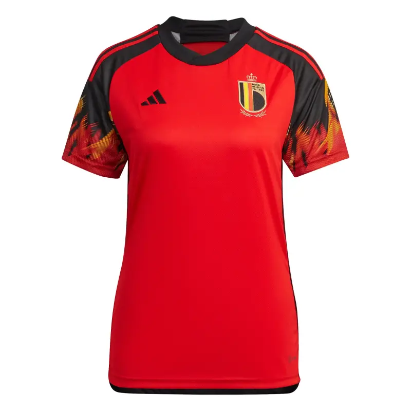 Italy National Team Belgium National Team adidas Women’s 2022/23 Home Replica Jersey – Red – World Cup Soccer Shirts & Gear
