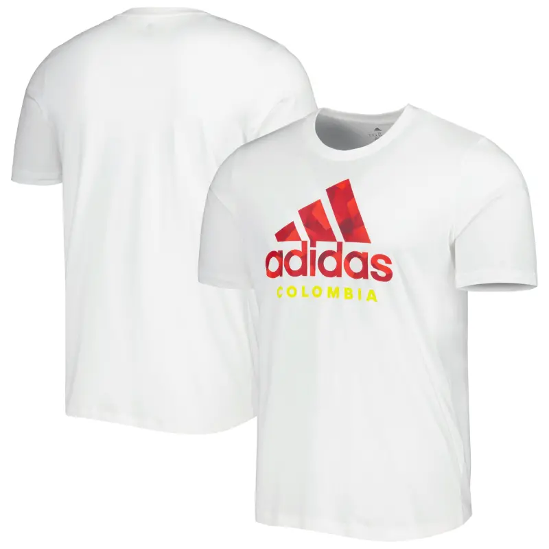 Italy National Team Colombia National Team adidas DNA Graphic T-Shirt – White – World Cup Soccer Shirts & Gear