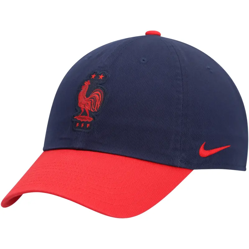 Italy National Team France National Team Nike Campus Adjustable Hat – Navy/Red – World Cup Soccer Shirts & Gear