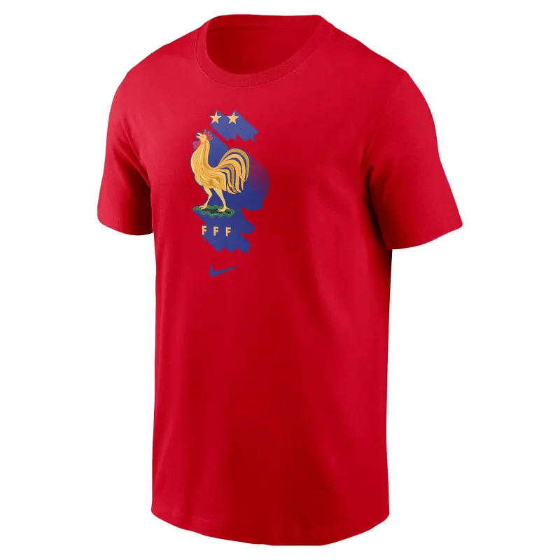 Italy National Team France National Team Nike Crest Core T-Shirt – Red – World Cup Soccer Shirts & Gear