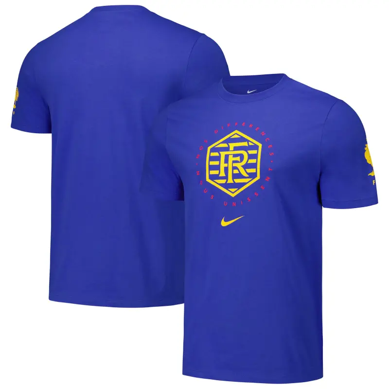 Italy National Team France National Team Nike Localized Core Cotton T-Shirt – Royal – World Cup Soccer Shirts & Gear