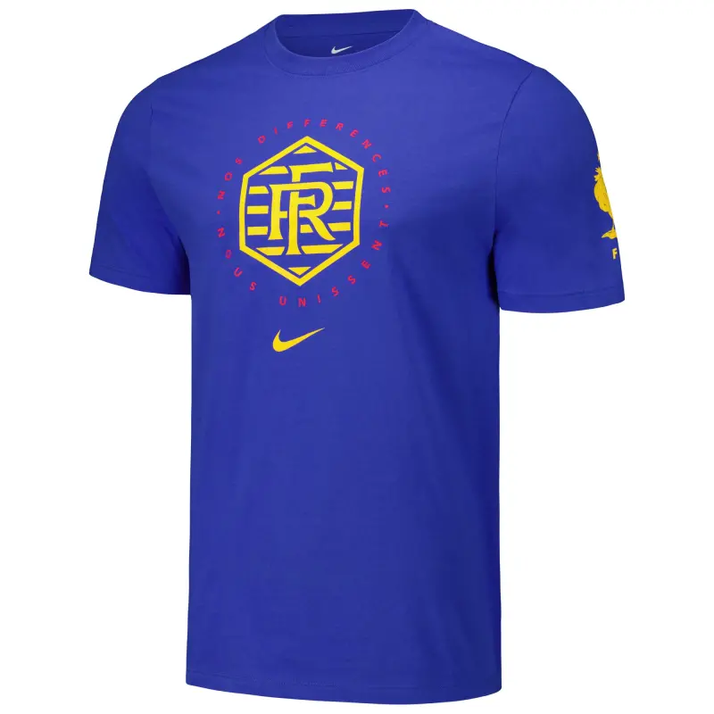 Italy National Team France National Team Nike Localized Core Cotton T-Shirt – Royal – World Cup Soccer Shirts & Gear