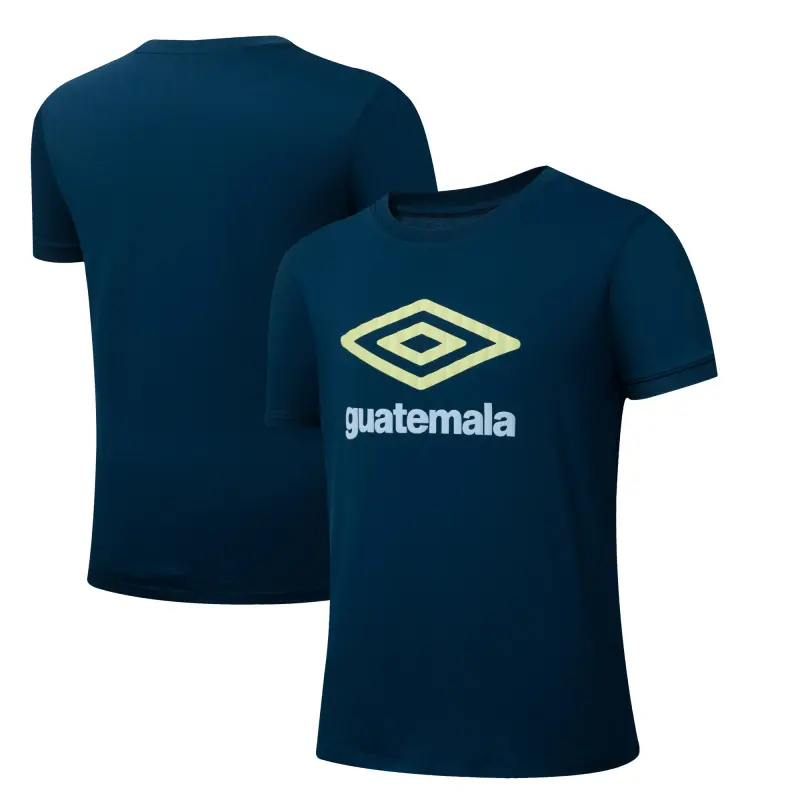 Italy National Team Guatemala National Team Umbro 2025 T-Shirt – Navy – World Cup Soccer Shirts & Gear