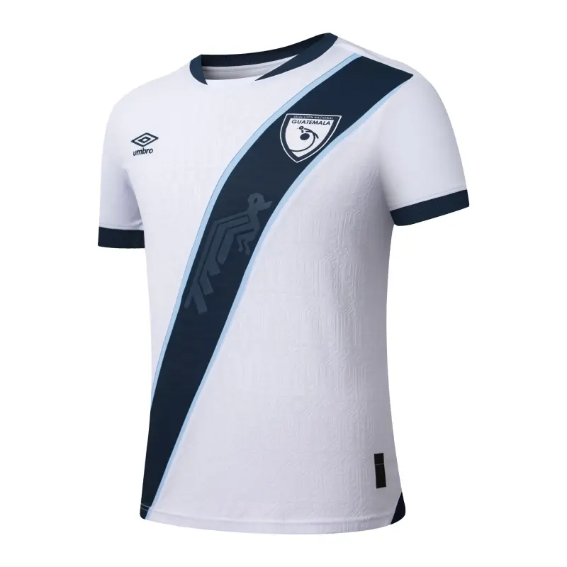 Italy National Team Guatemala National Team Umbro Youth 2025 Home Replica Jersey – White – World Cup Soccer Shirts & Gear