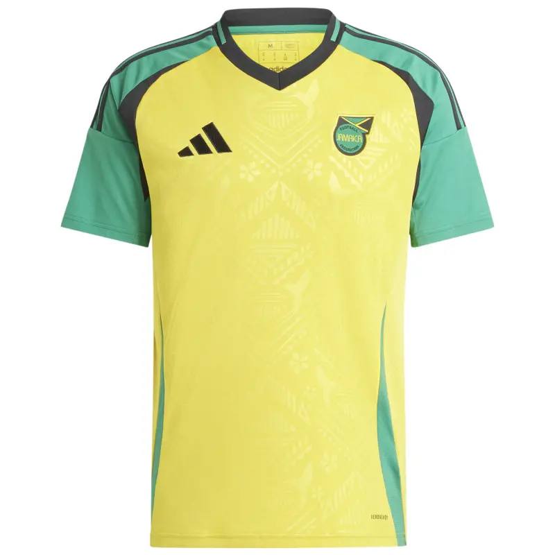 Italy National Team Jamaica National Team adidas 2024 Home Replica Jersey – Yellow – World Cup Soccer Shirts & Gear