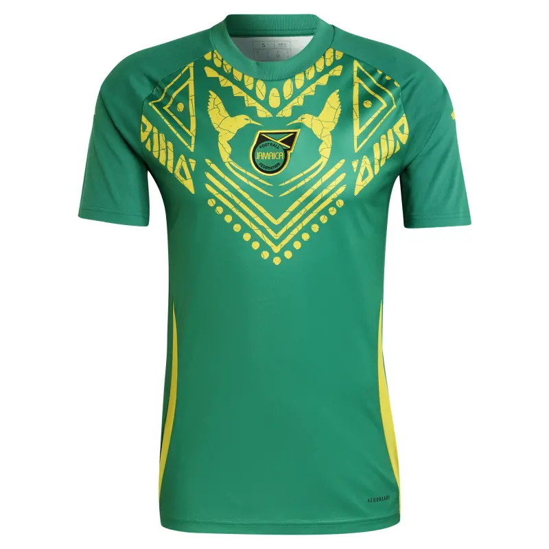 Italy National Team Jamaica National Team adidas 2024 Pre-Match Top – Green – World Cup Soccer Shirts & Gear