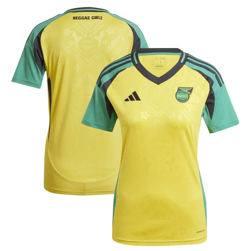 Italy National Team Jamaica National Team adidas Women’s 2024 Home Replica Jersey – Yellow – World Cup Soccer Shirts & Gear