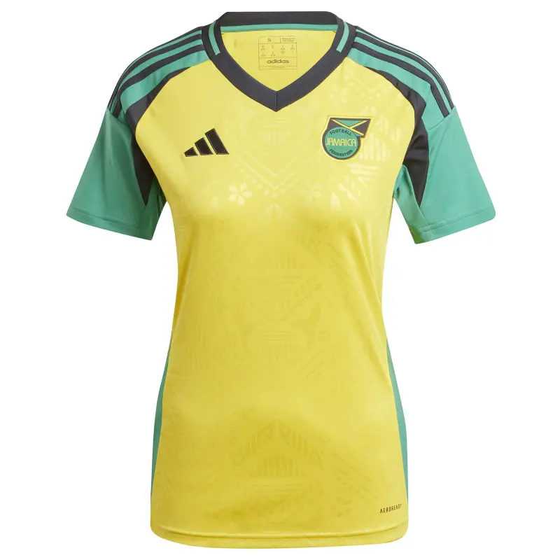 Italy National Team Jamaica National Team adidas Women’s 2024 Home Replica Jersey – Yellow – World Cup Soccer Shirts & Gear
