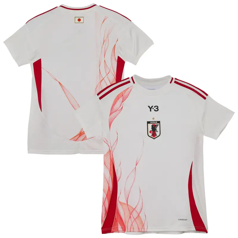 Italy National Team Japan National Team adidas x Y-3 2024 Away Replica Jersey – White – World Cup Soccer Shirts & Gear