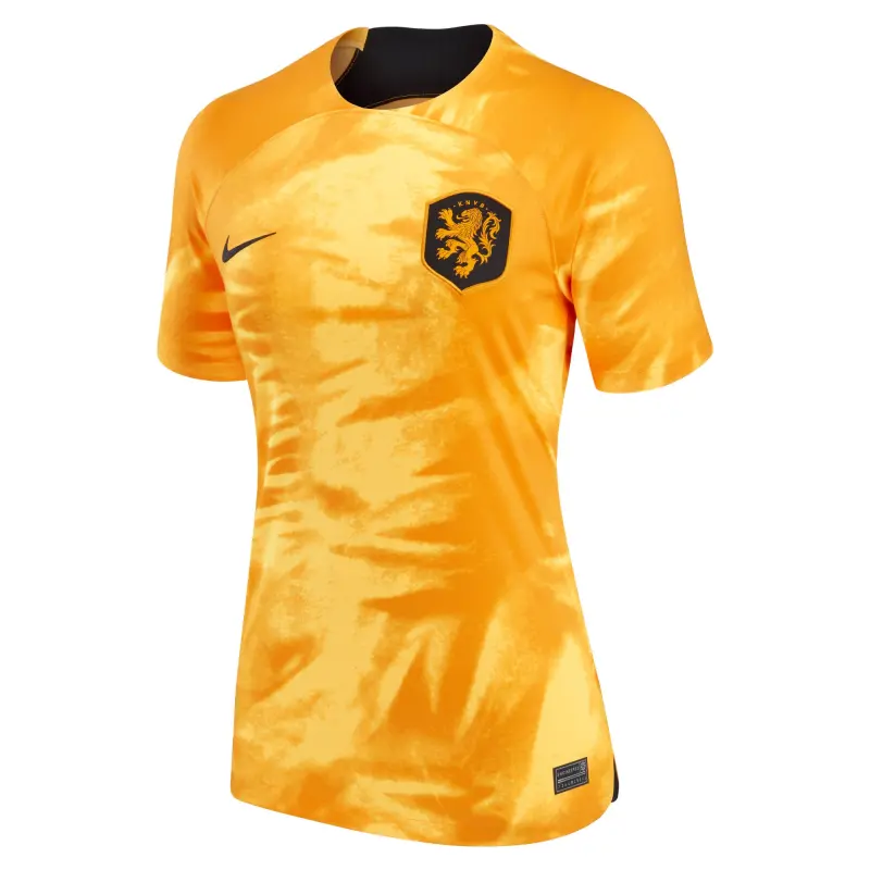 Italy National Team Netherlands National Team Nike Women’s 2022/23 Home Breathe Stadium Replica Blank Jersey – Orange – World Cup Soccer Shirts & Gear