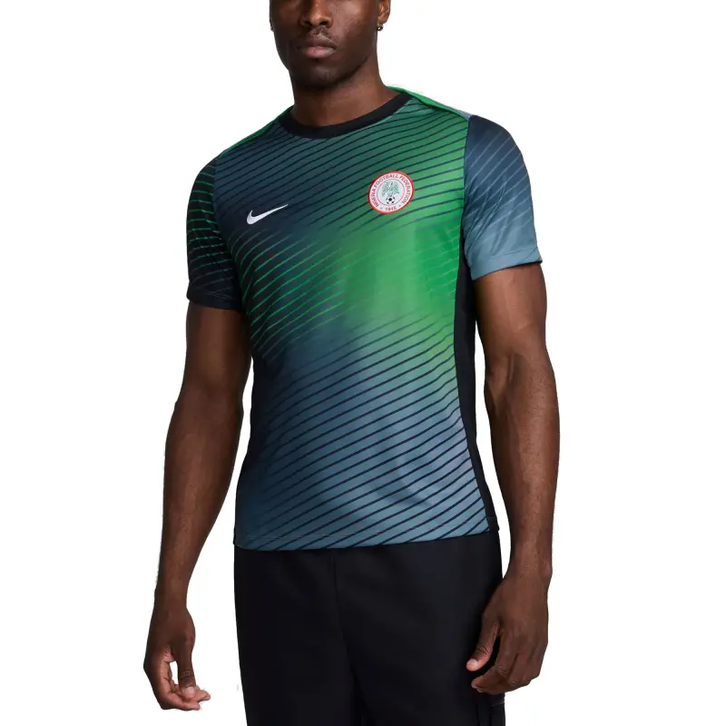Italy National Team Nigeria National Team Nike 2024 Academy Pro Pre-Match Top – Gray – World Cup Soccer Shirts & Gear