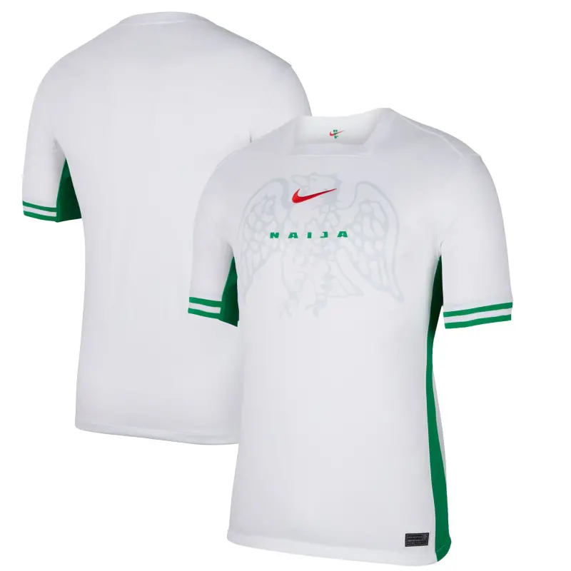 Italy National Team Nigeria National Team Nike 2024 Home Replica Jersey – White – World Cup Soccer Shirts & Gear