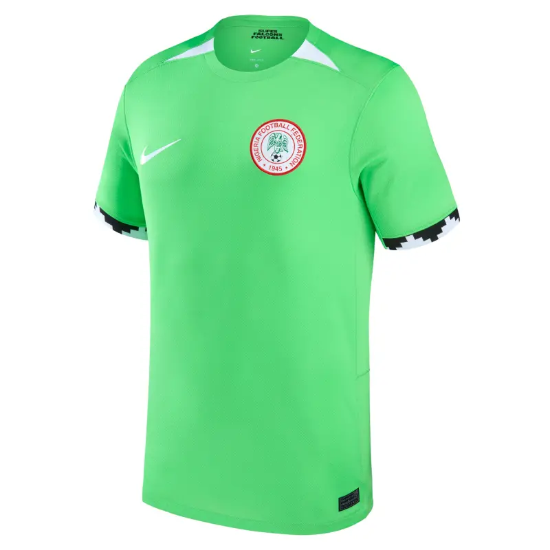 Italy National Team Nigeria Women’s National Team Nike 2023 Home Stadium Replica Jersey – Green – World Cup Soccer Shirts & Gear