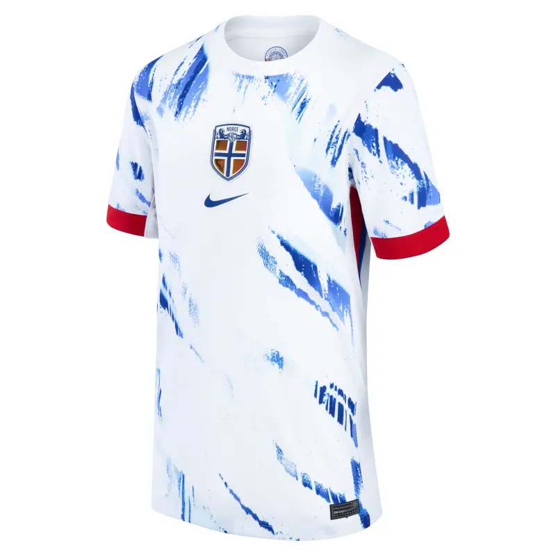 Italy National Team Norway National Team Nike Youth 2024 Away Replica Blank Jersey – White – World Cup Soccer Shirts & Gear