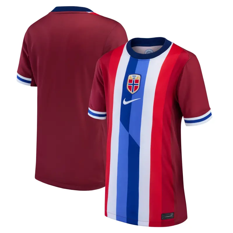 Italy National Team Norway National Team Nike Youth 2024 Home Replica Blank Jersey – Red – World Cup Soccer Shirts & Gear