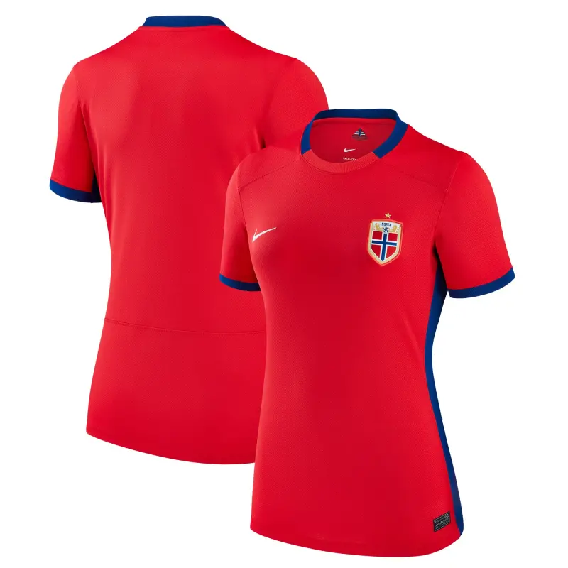 Italy National Team Norway Women’s National Team Nike Women’s 2023 Home Stadium Replica Jersey – Red – World Cup Soccer Shirts & Gear