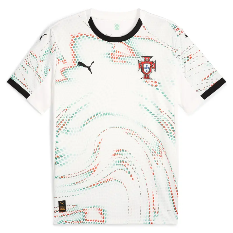 Italy National Team Portugal National Team Puma 2025 Away Replica Jersey – White – World Cup Soccer Shirts & Gear