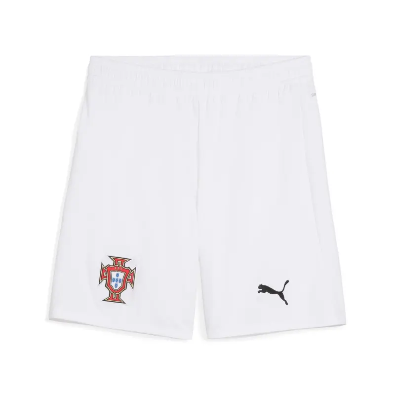 Italy National Team Portugal National Team Puma 2025 Away Replica Shorts – White – World Cup Soccer Shirts & Gear