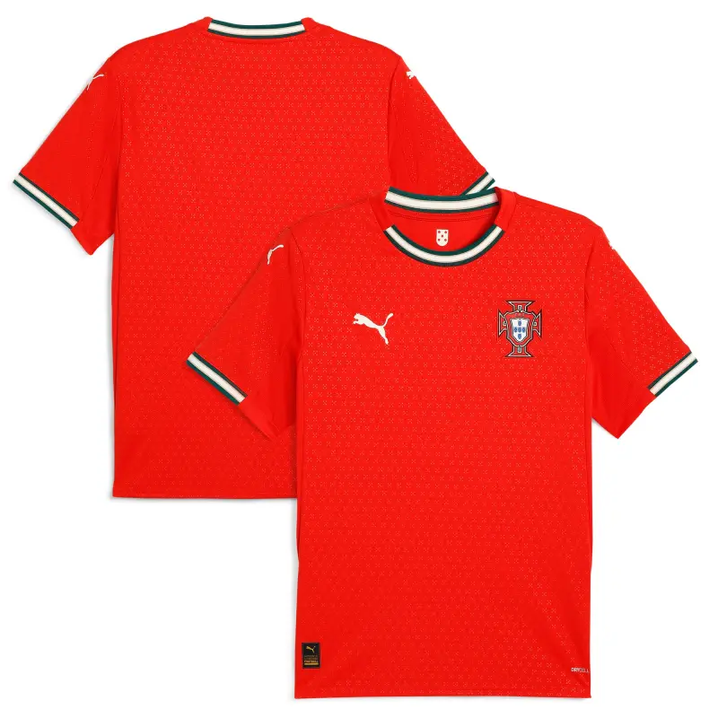 Italy National Team Portugal National Team Puma 2025 Home Replica Jersey – Red – World Cup Soccer Shirts & Gear