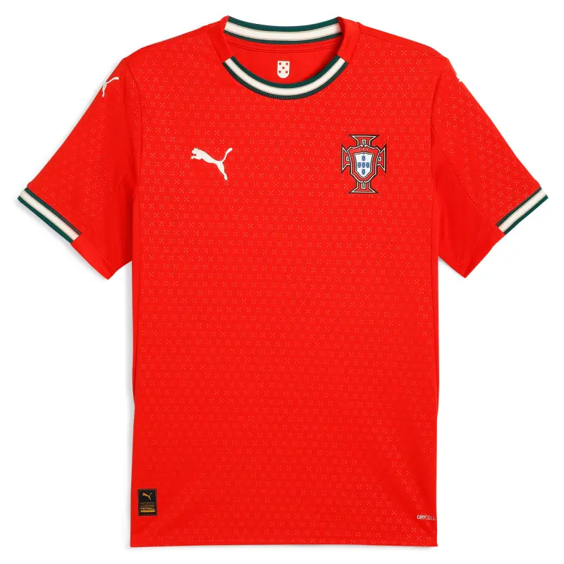 Italy National Team Portugal National Team Puma 2025 Home Replica Jersey – Red – World Cup Soccer Shirts & Gear