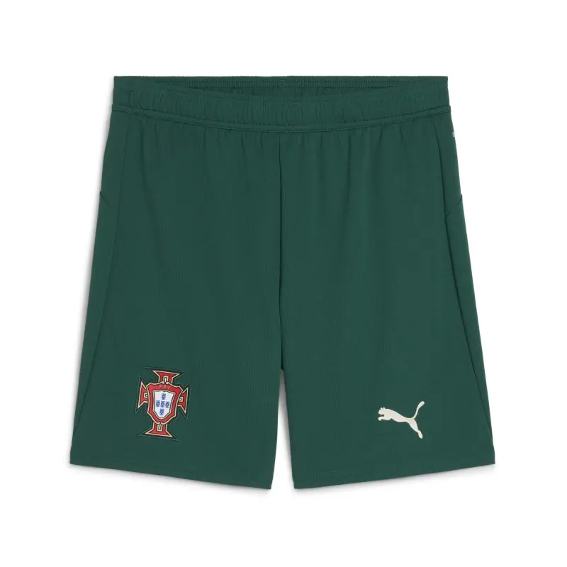 Italy National Team Portugal National Team Puma 2025 Home Replica Shorts – Green – World Cup Soccer Shirts & Gear