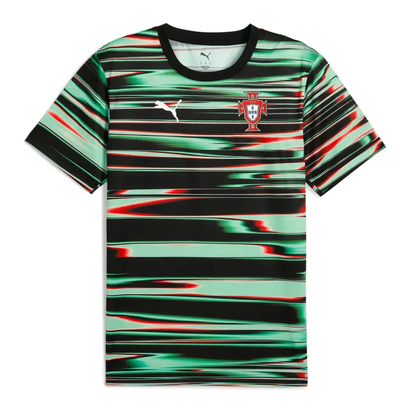 Italy National Team Portugal National Team Puma 2025 Pre-Match Training Jersey – Black – World Cup Soccer Shirts & Gear