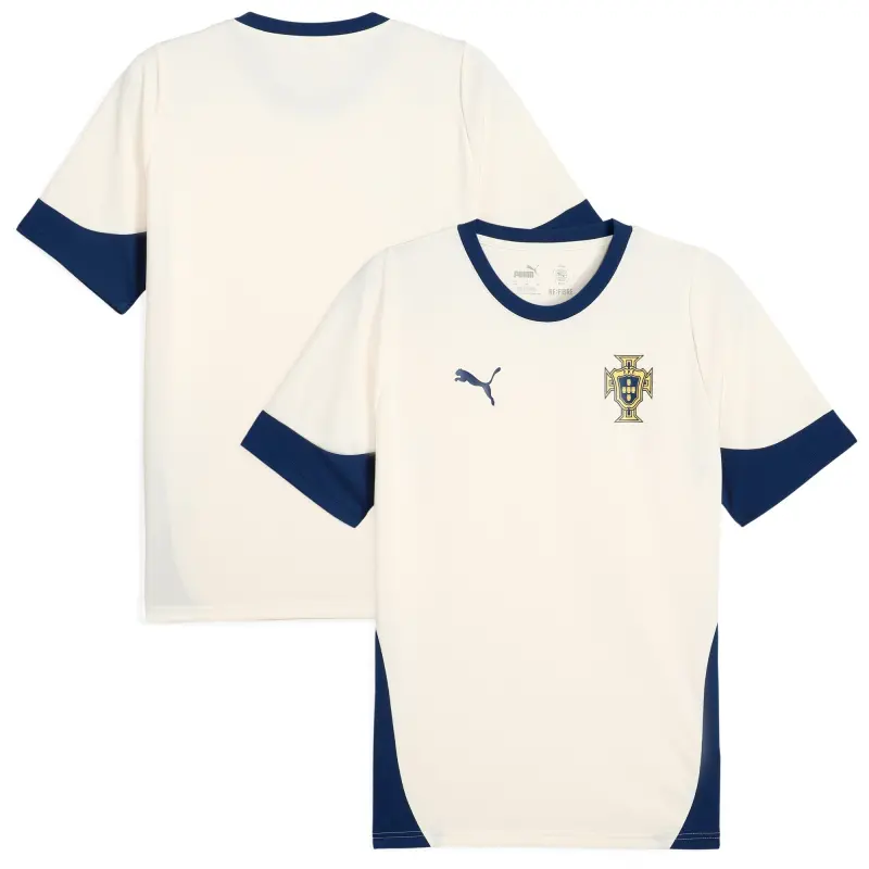 Italy National Team Portugal National Team Puma 2025 Training Jersey – Cream – World Cup Soccer Shirts & Gear