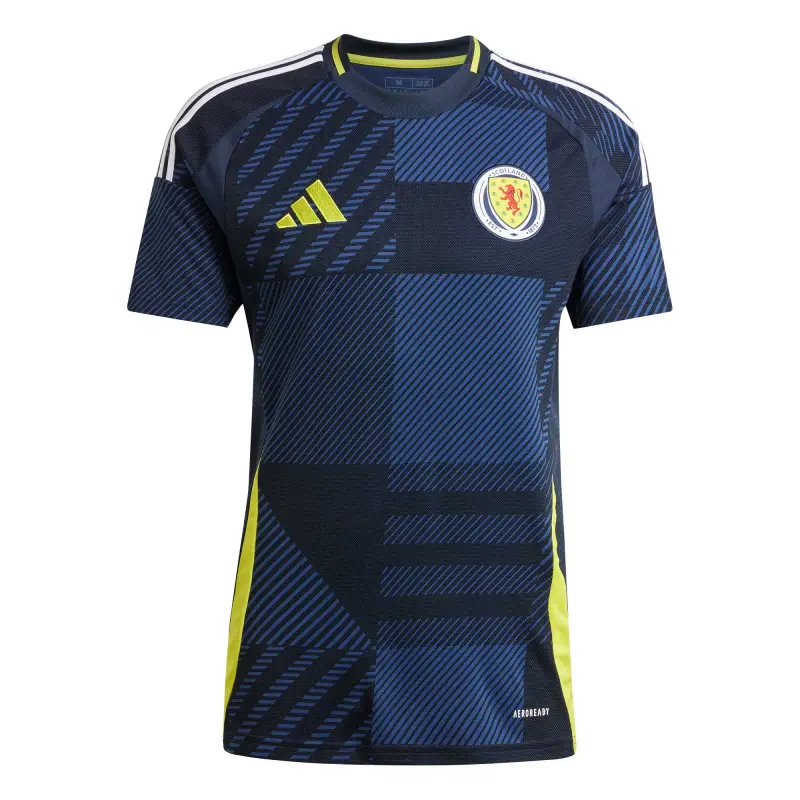 Italy National Team Scotland National Team adidas 2024 Home Replica Jersey – Navy – World Cup Soccer Shirts & Gear