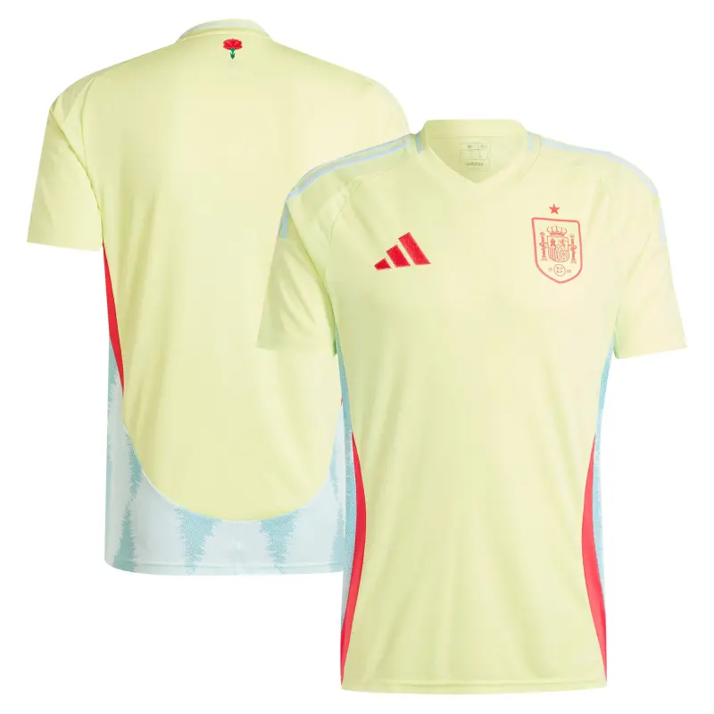 Italy National Team Spain National Team adidas 2024 Away Replica Jersey – Yellow – World Cup Soccer Shirts & Gear