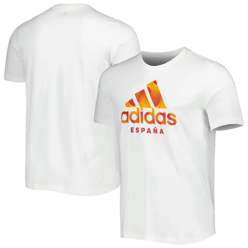 Italy National Team Spain National Team adidas DNA Graphic T-Shirt – White – World Cup Soccer Shirts & Gear