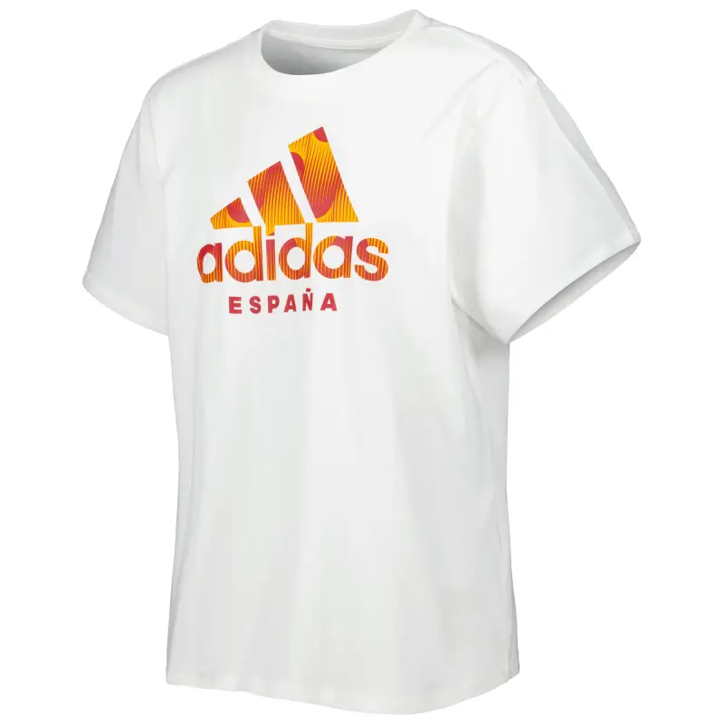 Italy National Team Spain National Team adidas Women’s DNA T-Shirt – White – World Cup Soccer Shirts & Gear