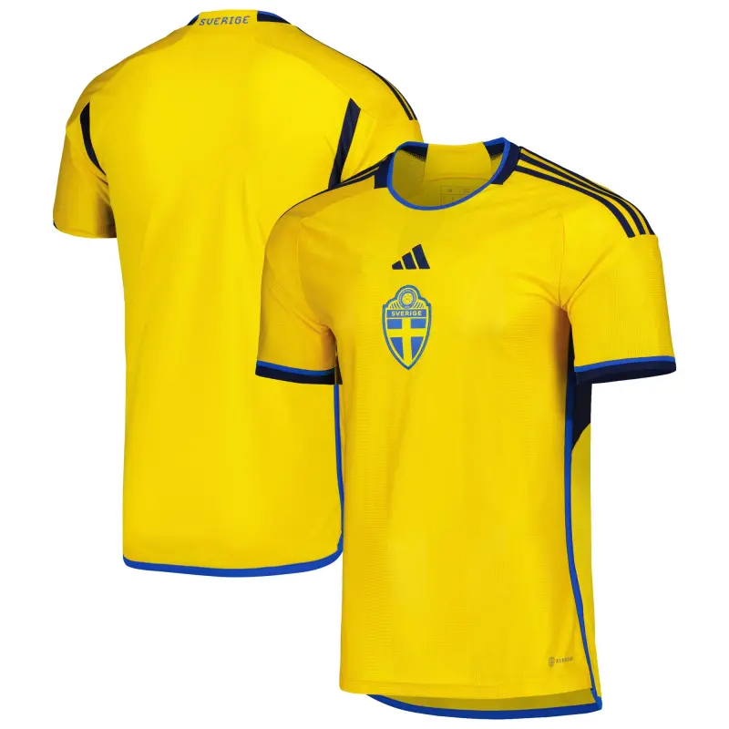 Italy National Team Sweden National Team adidas 2022/23 Home Replica Jersey – Yellow – World Cup Soccer Shirts & Gear