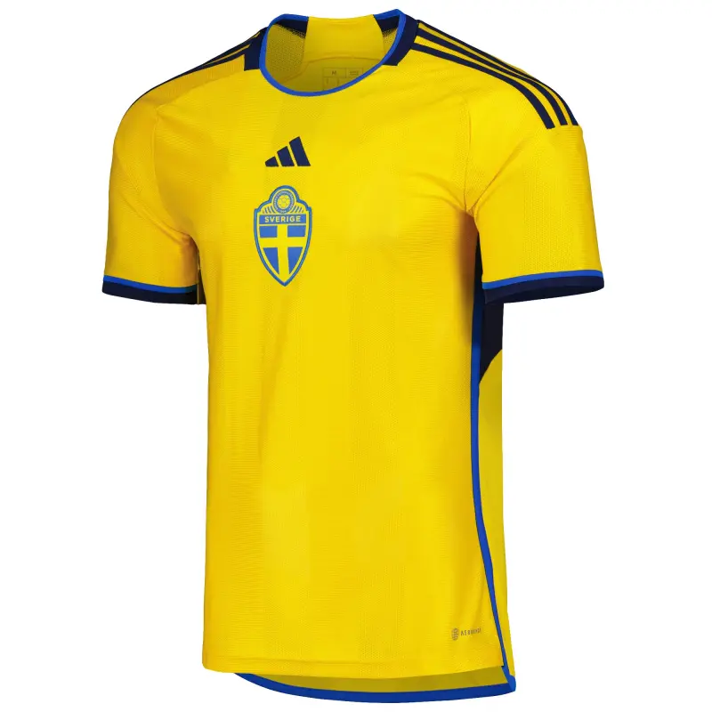 Italy National Team Sweden National Team adidas 2022/23 Home Replica Jersey – Yellow – World Cup Soccer Shirts & Gear