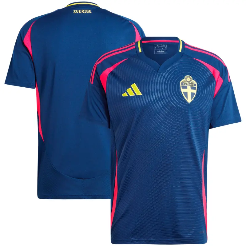 Italy National Team Sweden National Team adidas 2024 Away Replica Jersey – Navy – World Cup Soccer Shirts & Gear