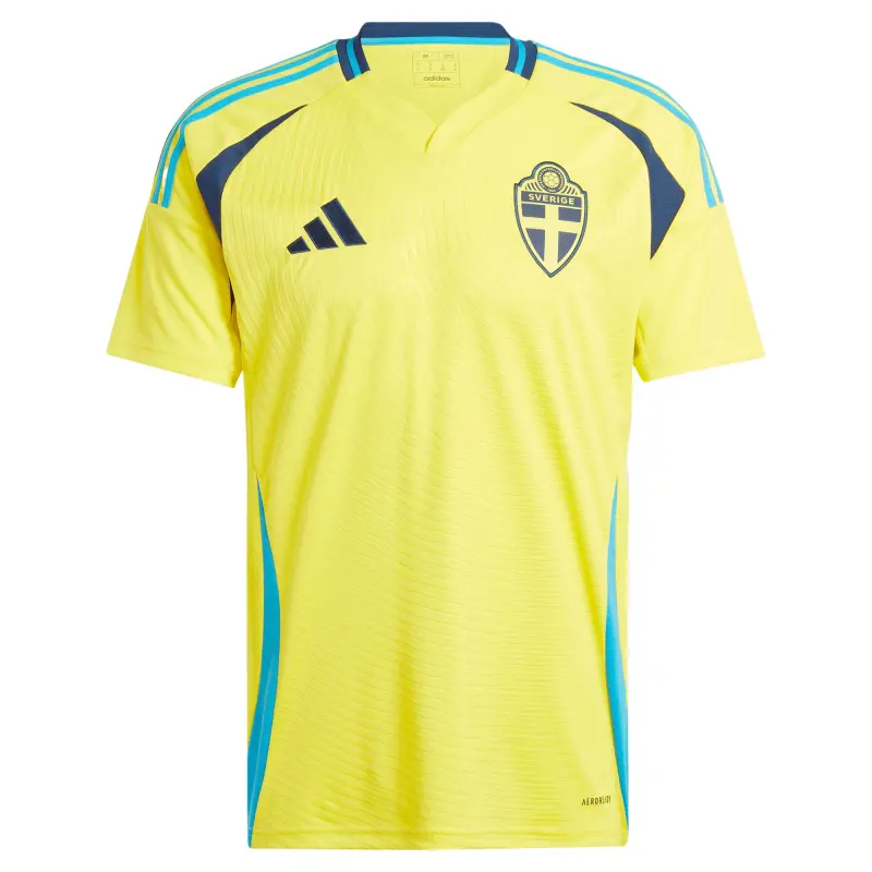 Italy National Team Sweden National Team adidas 2024 Home Replica Jersey – Yellow – World Cup Soccer Shirts & Gear