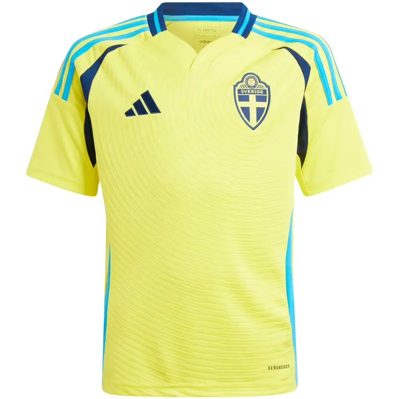 Italy National Team Sweden National Team adidas Youth 2024 Home Replica Jersey – Yellow – World Cup Soccer Shirts & Gear