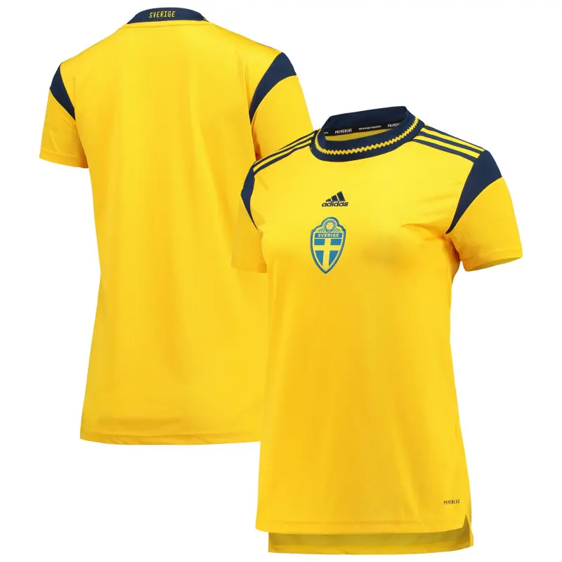 Italy National Team Sweden Women’s National Team adidas Women’s 2022 Replica Jersey – Yellow – World Cup Soccer Shirts & Gear
