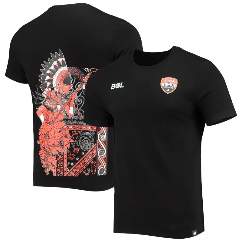 Italy National Team Trinidad and Tobago National Team Warrior Tribal T-Shirt – Black – World Cup Soccer Shirts & Gear
